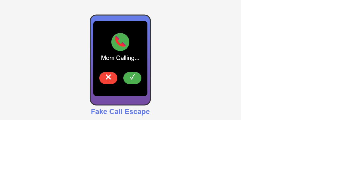 Fake Incoming Phone Call Screen